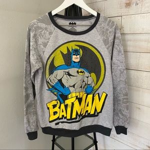 DC Comics Batman Graphics Long Sleeve Sweatshirt Size Medium